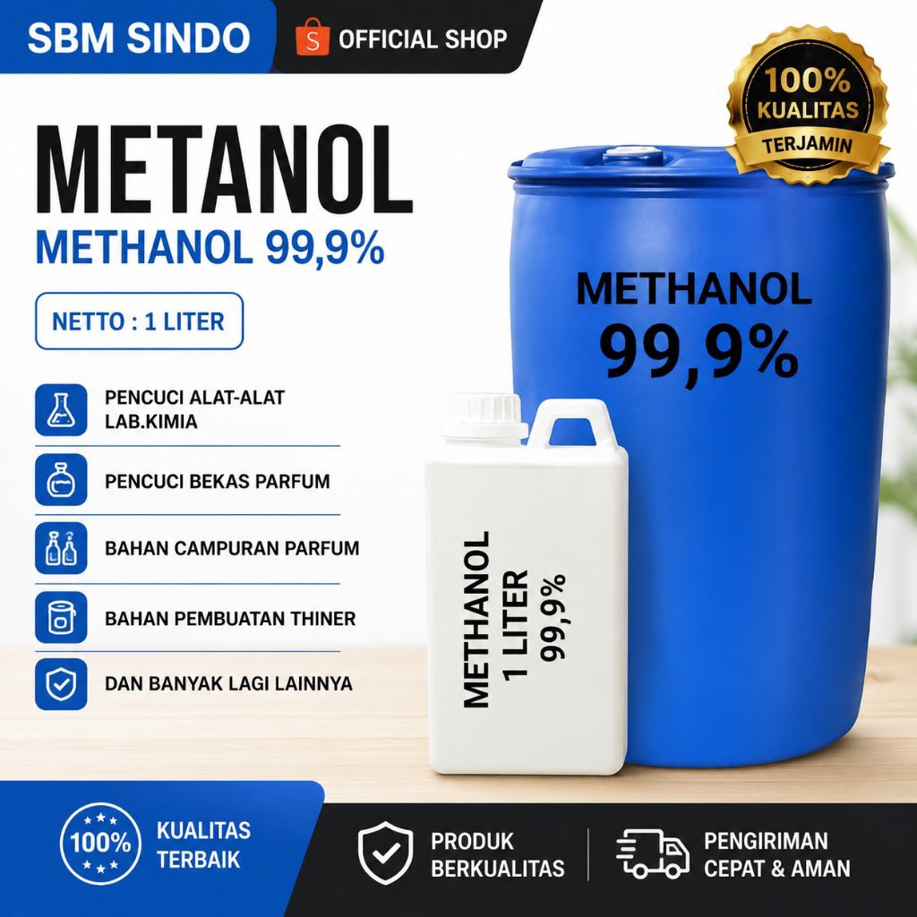 Jual (BOTOL) Metanol | Methyl Pure 99,9% | Metanol Murni Murah ...
