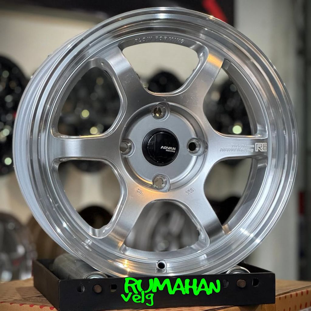 Jual velg mobil r16 ADVAN R6 FLOW FORMING PCD 4X114,3 velg mobil racing ...