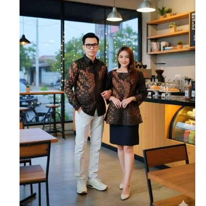 Batik Pasangan Motif Viranda Couple