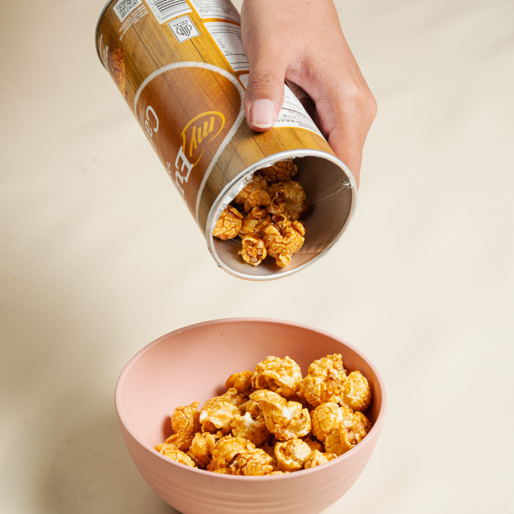 Jual Eureka Popcorn Caramel Paper Can 70gr | Snack Cemilan Makanan ...