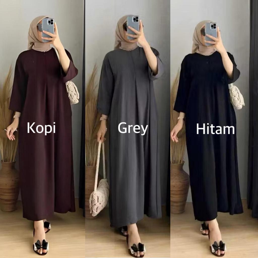 Daster Cringkle Lengan 3/4 Dapat 3 Pcs - foto 4