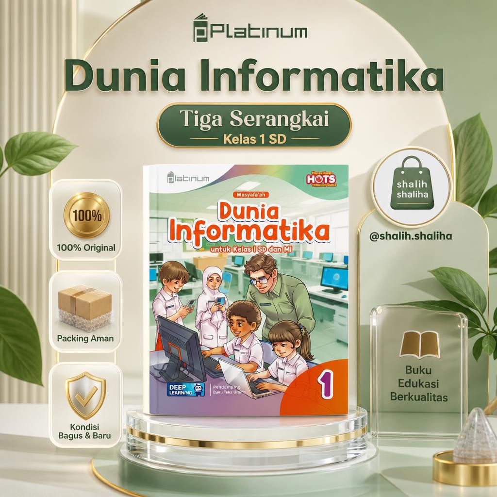 Jual Dunia Informatika Platinum Tiga Serangkai Deep Learning SD Kelas 1 ...