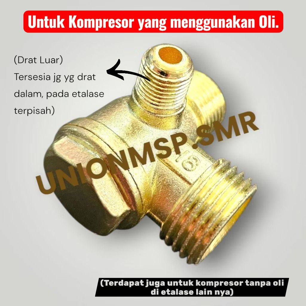 Jual utk Kompresor Oli Check Valve / Unilateralism Kompresor listrik ...