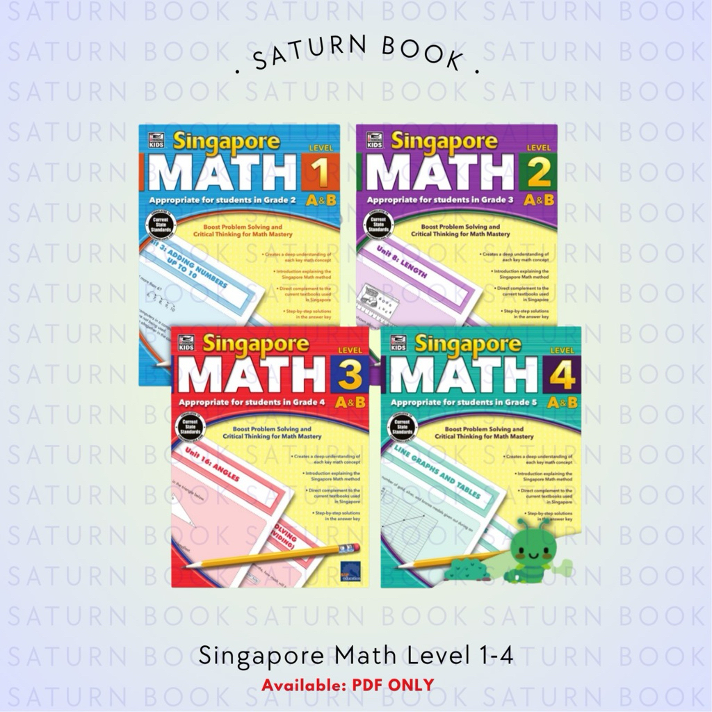 Jual Singapore Math Book Level Primary | P1-P4 | Shopee Indonesia