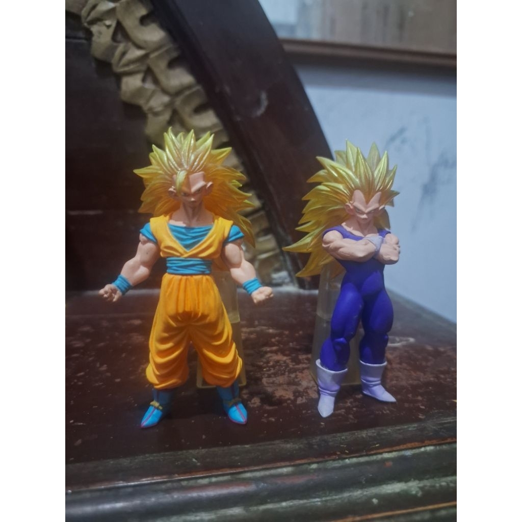 Jual Figure Dragon Ball HG DG Son Goku SS3 & Vegeta SS3 Original Bandai ...