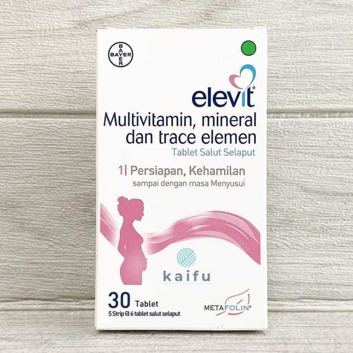 Jual ELEVIT MULIVITAMIN BOX 30 Tablet , MINERAL, TRACE ELEMEN DAN ...