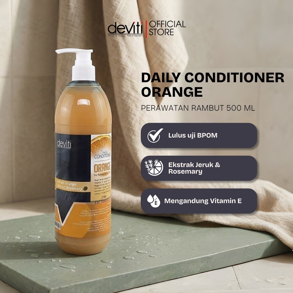 Jual deviti Daily Conditioner Orange 500 ML Perawatan Rambut Hair Care ...