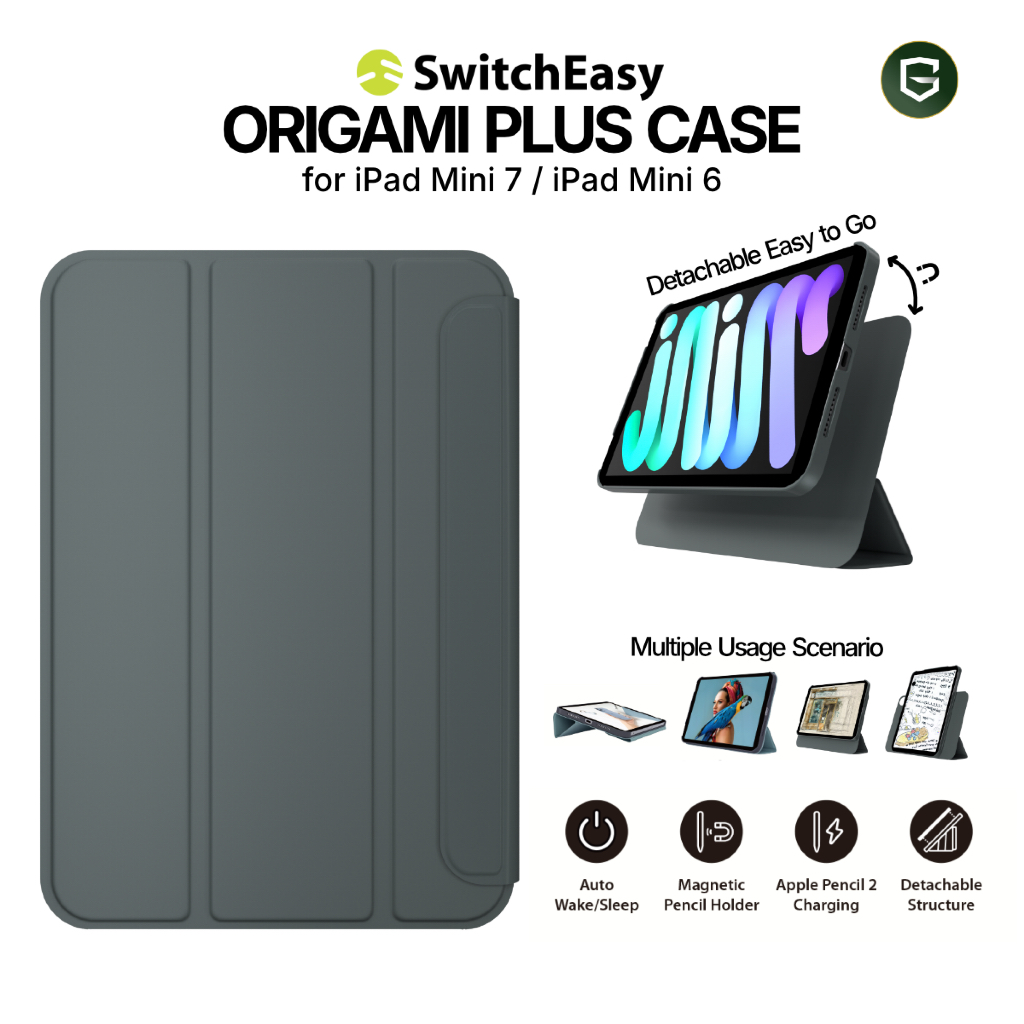Jual SwitchEasy Origami Plus Case iPad Mini 7 6 Magnetic Cover ...