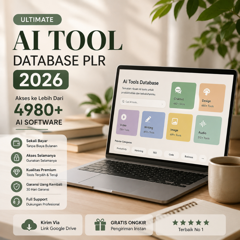 Jual Ultimate AI Tool Database PLR 2026 - Akses ke Lebih Dari 4980+ AI ...