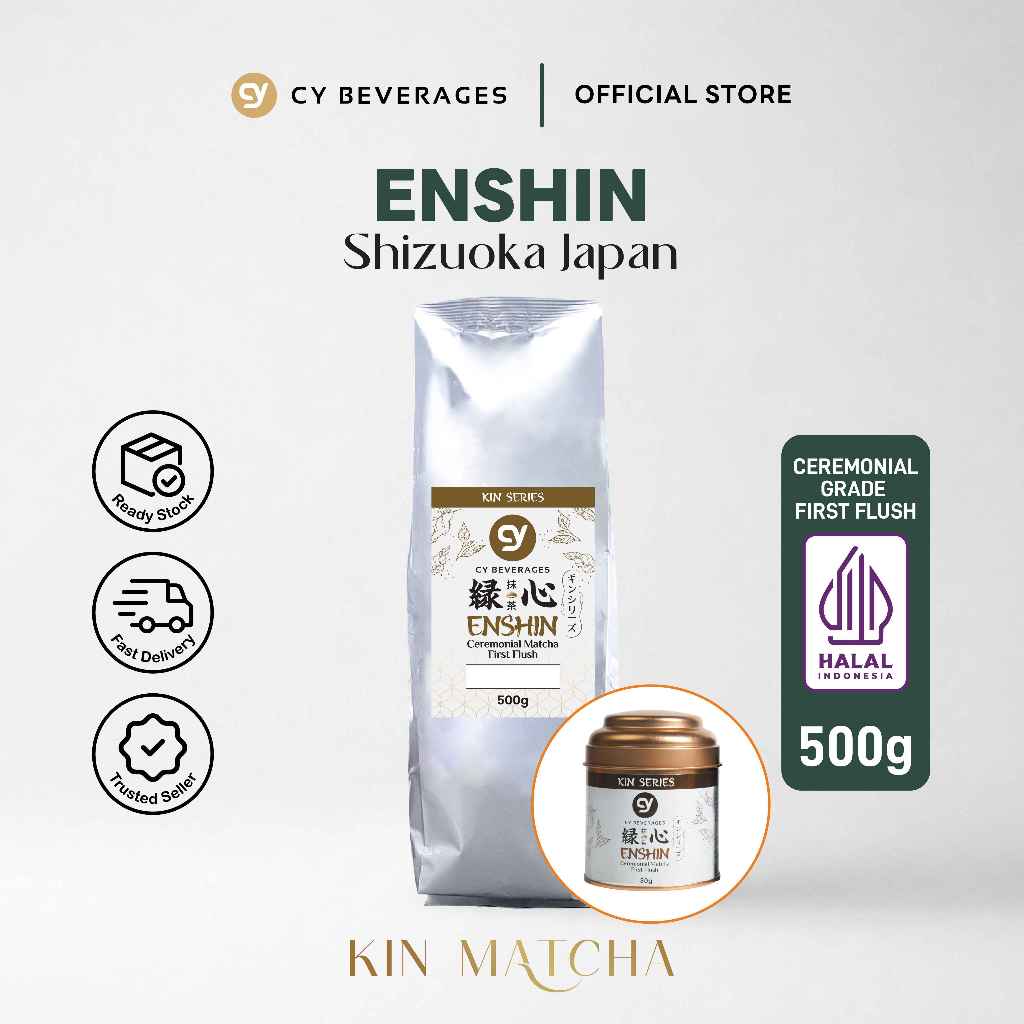 Jual Kin Matcha Enshin Ceremonial Grade Shizuoka Japan Matcha Powder ...