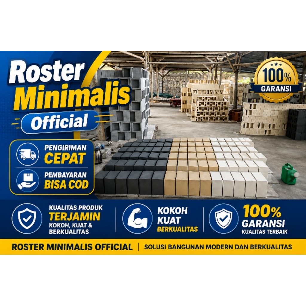 Jual ROSTER BETON MINIMALIS VARIAN MODEL | ROSTER BETON ANTI TAMPIAS ...