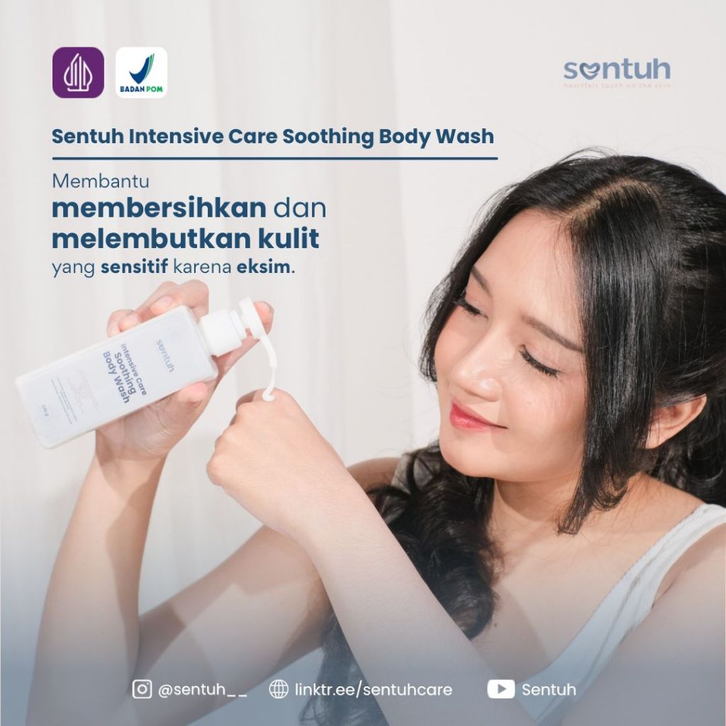Jual SENTUH Intensive Care Soothing Body Wash 220g | Shopee Indonesia