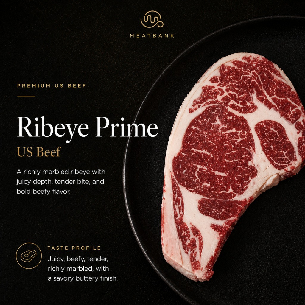 Jual MEATBANK RIBEYE US PRIME - Daging Sapi Premium Angus Beef Rib Eye ...