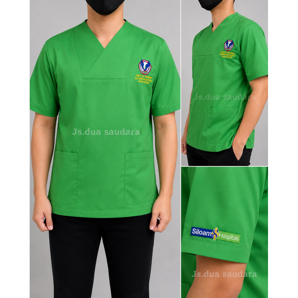 Jual BAJU OT UPH HIJAU TANGAN PENDEK PRIA & WANITA / BAJU OK / BAJU OT ...