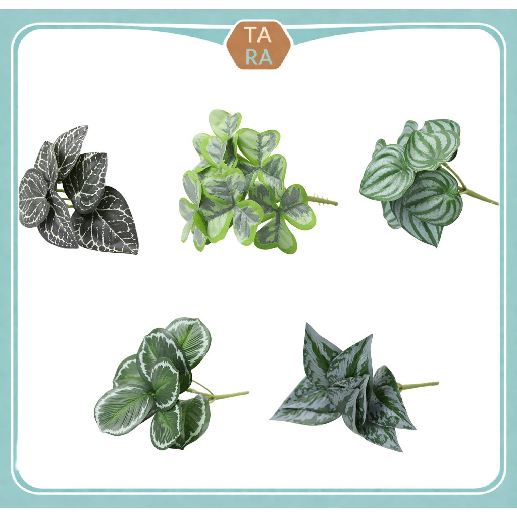 Tanaman Daun Artificial 8 Cabang