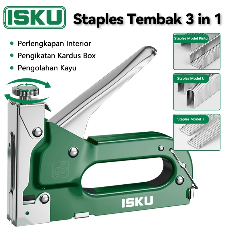 ISKU Staples Tembak 3 In 1