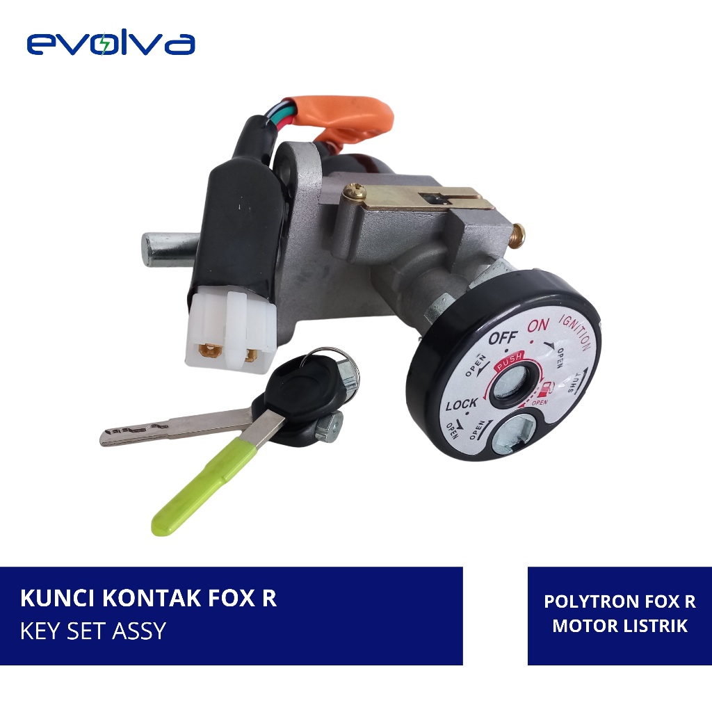 Jual EVOLVA - KUNCI KONTAK MOTOR LISTRIK POLYTRON FOX R /S | Shopee ...