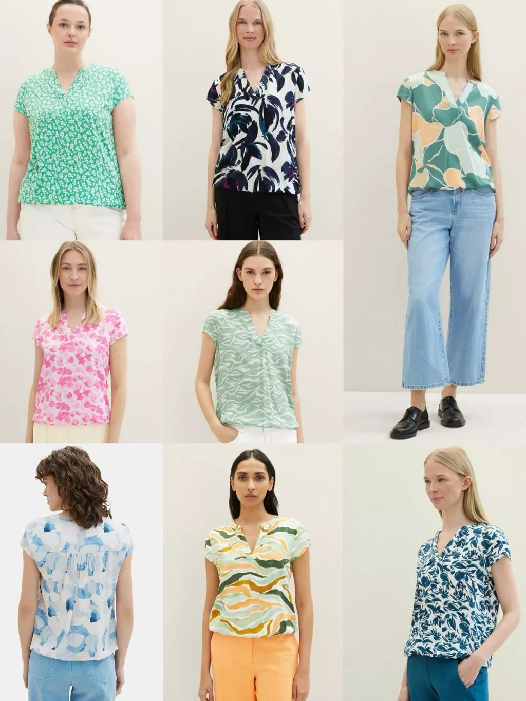 Blouse Lengan Pendek Wanita TT Women's Short-Sleeved Blouse With Pattern - 2476