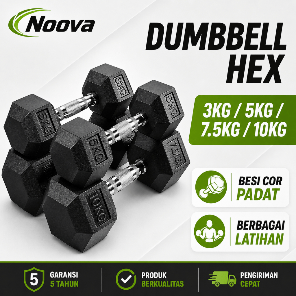 Jual NOOVA Mini Dumbbell 3KG 5KG 10KG Gym Dumbbell Murah Mini Dumbbell ...