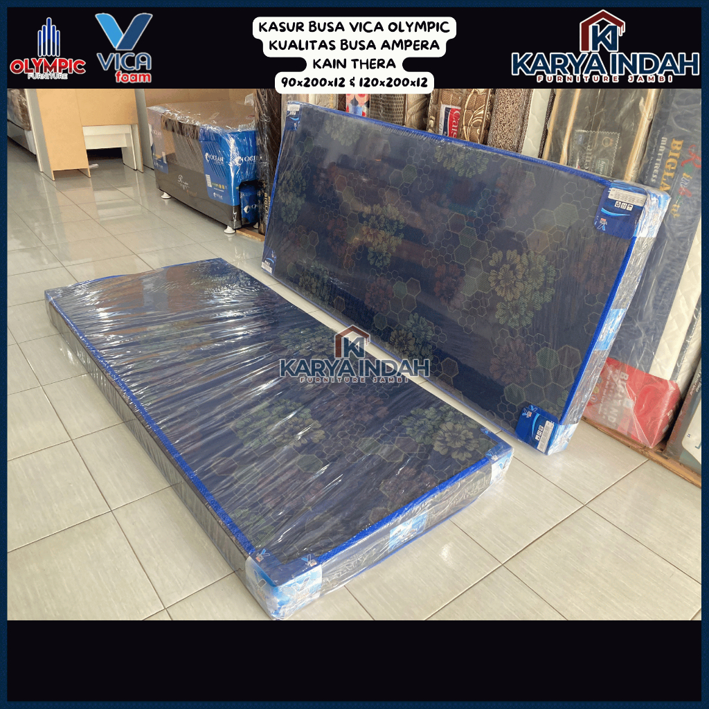Jual Kasur Busa List AMPERA VICA BY OLYMPIC LITE FOAM 90x200x12 ...