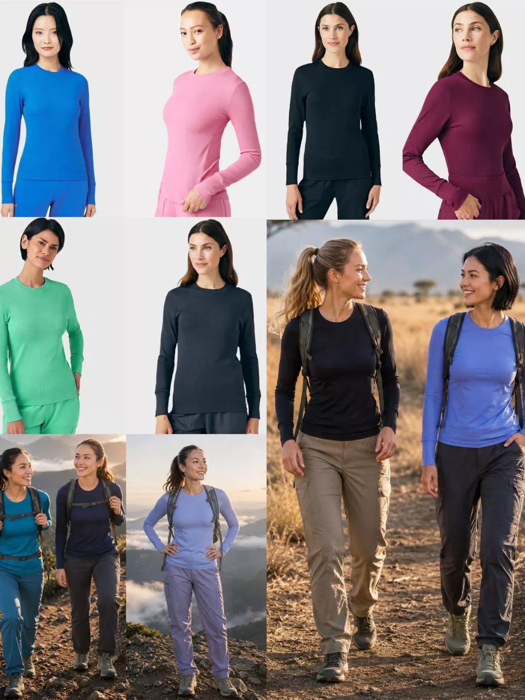 Kaos Lengan Panjang Baselayer Bahan Premium Rib LDF Performance Long-Sleeve Tee - 2481