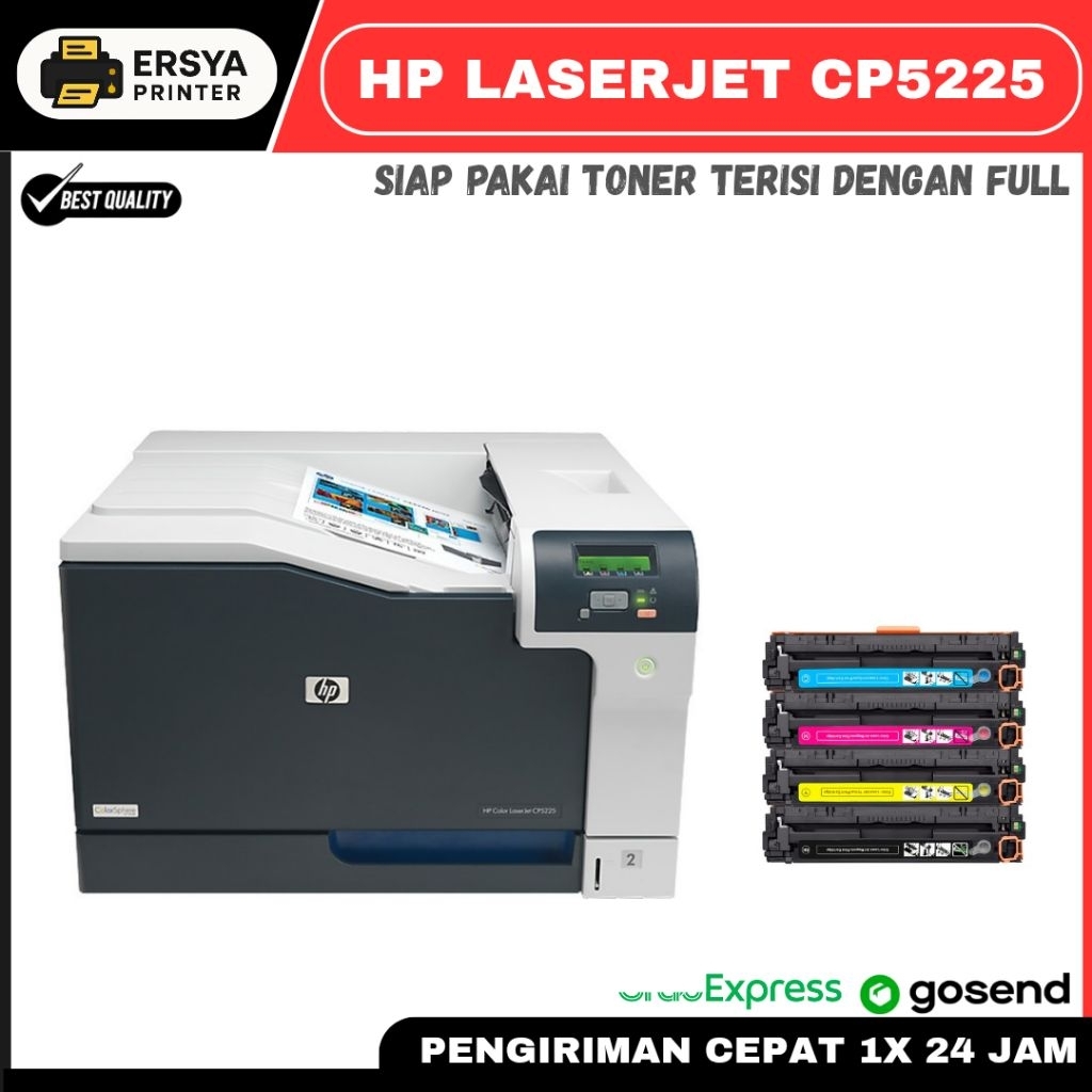 Jual Printer A3 Hp Color laserjet Cp5225 Printer Laser Color a3 ...