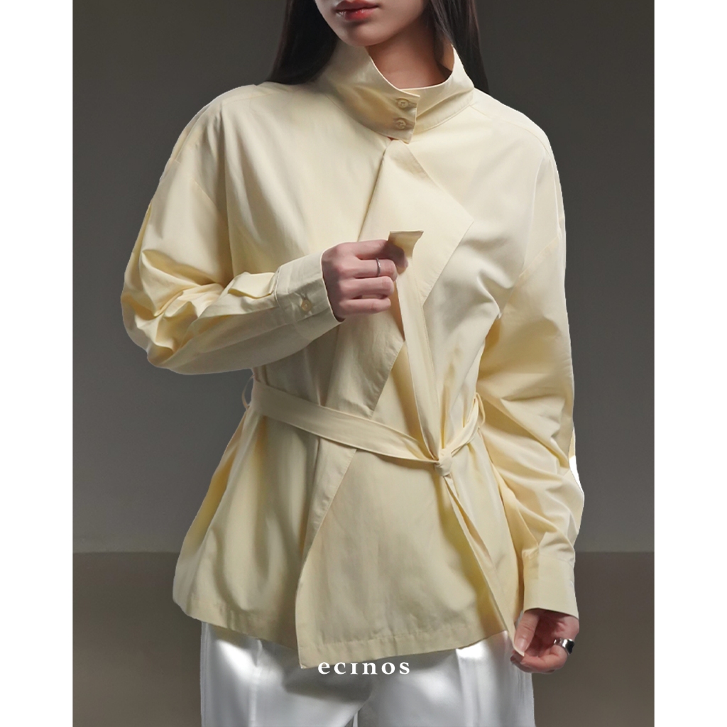 ECINOS - Meryl Oversized Multiway Top | Atasan Wanita | Hign Neck | Baju Wanita | Baju Atasan Wanita Terbaru