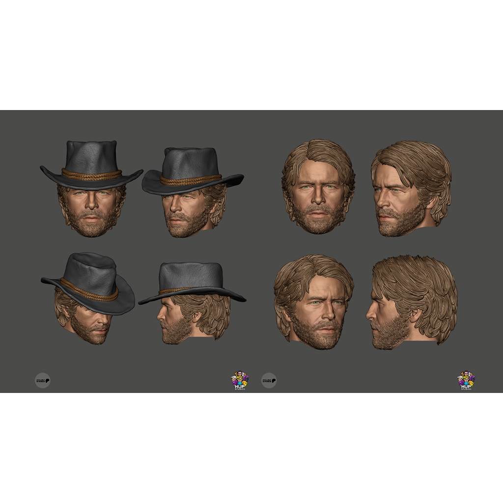 Jual Headsculpt HS Head Arthur Morgan RDR2 ADAM Muff Toys Notaman ...