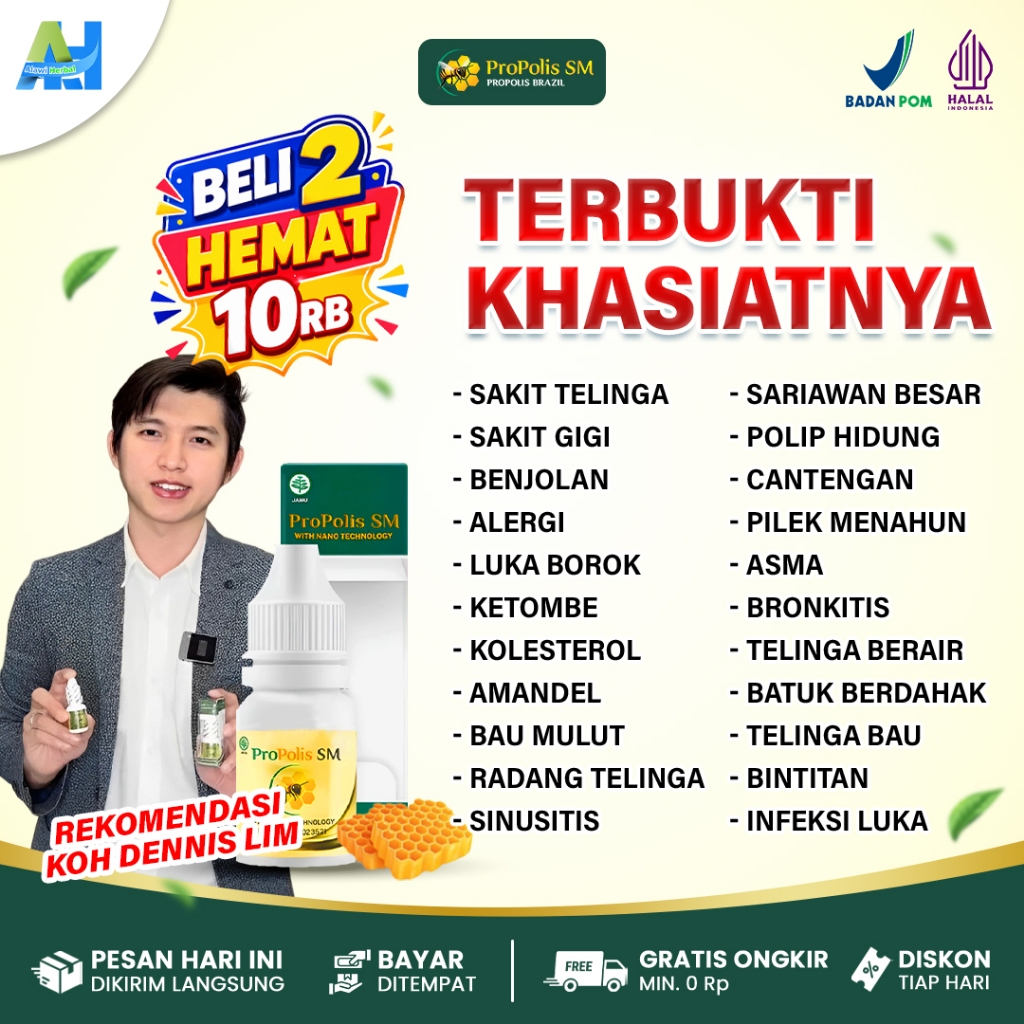 Propolis Asli Original - Propolis Sm 100% Terlaris Obat Tetes Multikhasiat Atasi Segala Jenis Penyakit Degeneratif Baik Kronis Ataupun Non Kornis Atasi Luar Dan Dalam