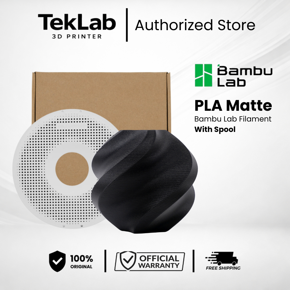 Jual (INCLUDE SPOOL) BambuLab 3D Printer Filament PLA Matte 1Kg 1.75mm ...