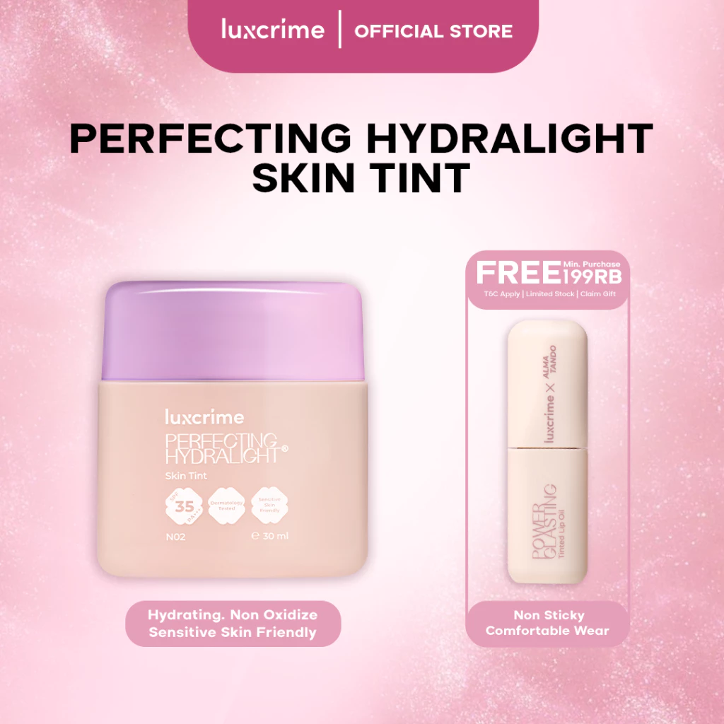 Pratinjau Luxcrime Perfecting Hydralight Skin Tint SPF 35 PA+++