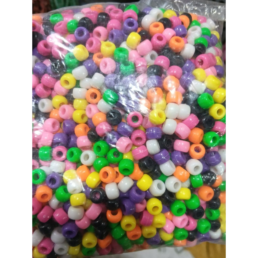 Jual 1 pon manik/Mote bulat loby lubang besar solid | Shopee Indonesia