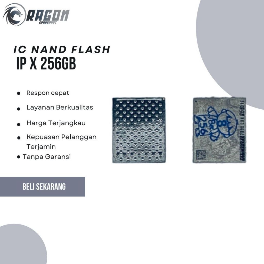Jual IC NAND FLASH 256GB IP X/XR/XS/XS MAX ORIGINAL NEW | Shopee Indonesia
