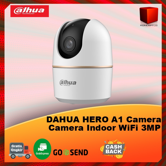 Jual [PROMO] Camera Indoor WiFi DAHUA DH-H3A HERO A1 PTZ 3MP | Shopee ...
