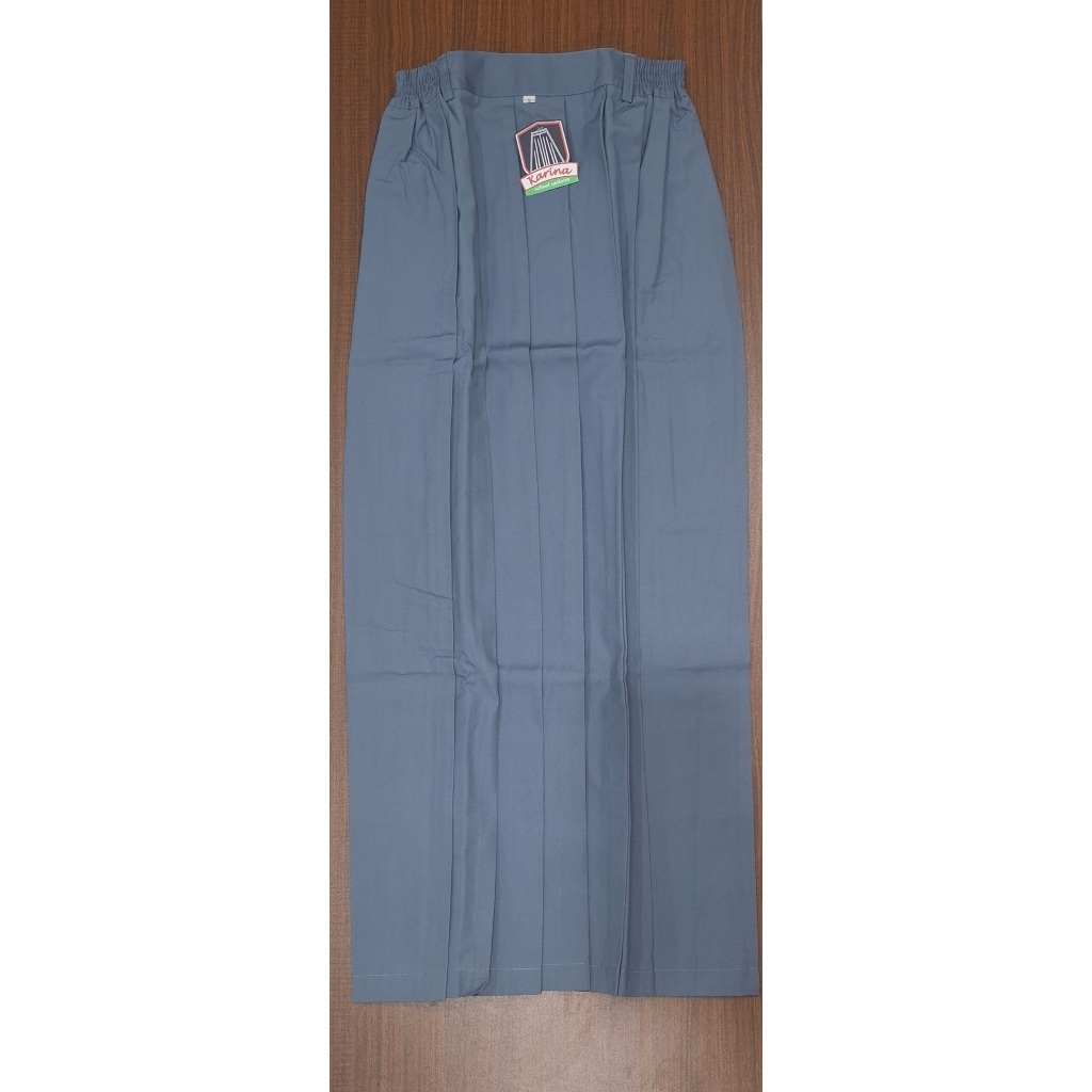 Jual Karina School Uniform - Rok SMA Seragam Sekolah Abu Rampel Panjang ...
