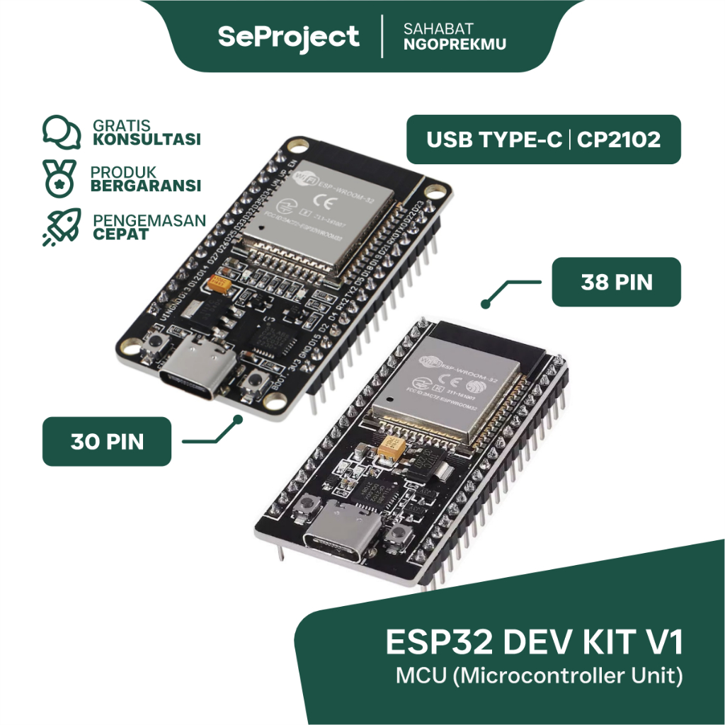 Jual ESP32 DEVKIT V1 USB Development Board Wifi Bluetooth 4MB Flash ...