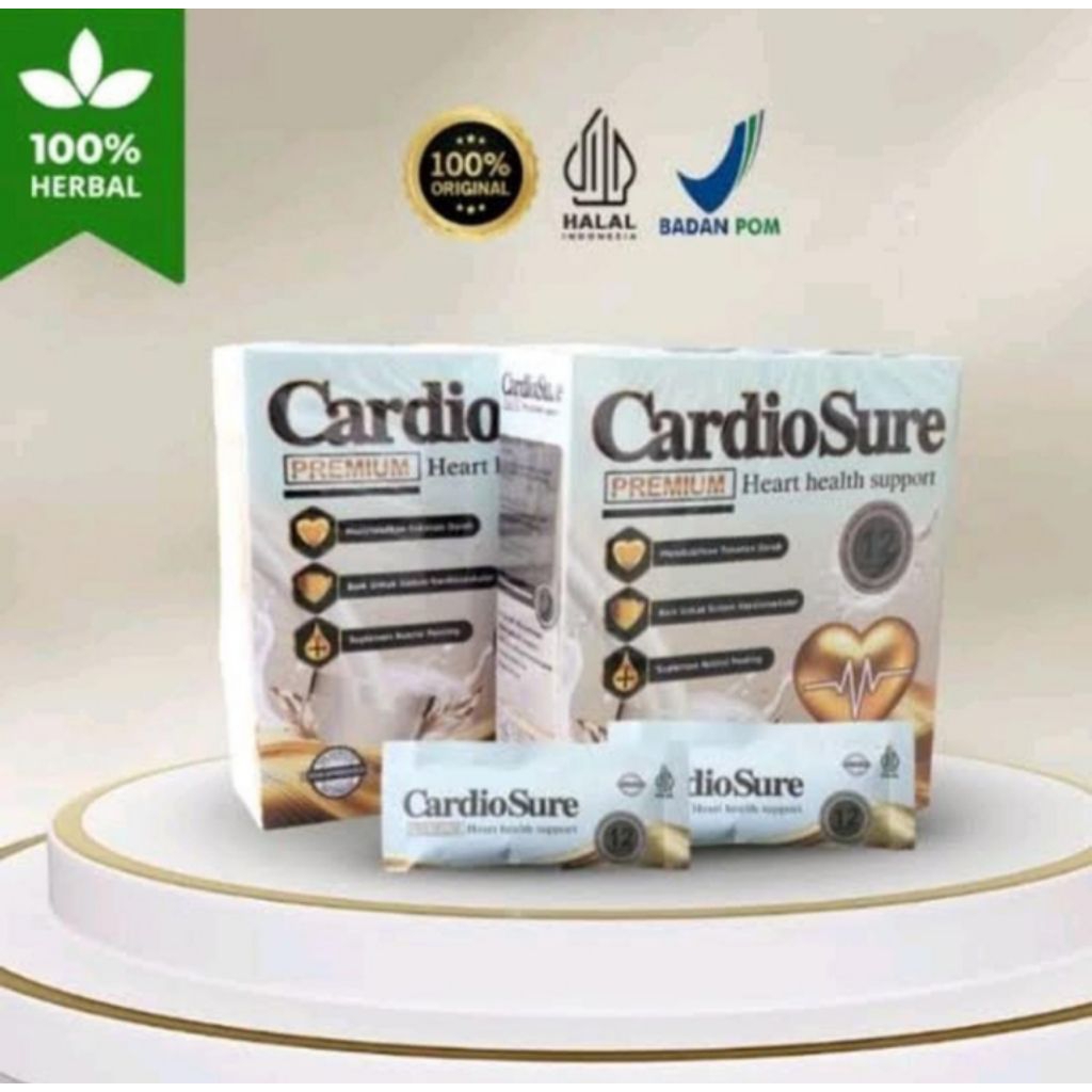 Cardiosure Susu Hipertensi Kolesterol Darah Tinggi & Asam Urat Original Asli
