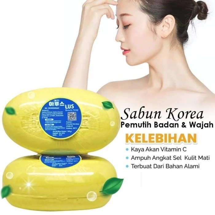 Sabun Korea BPOM -Sabun Muka Glowing dan Pemutih Wajah Badan