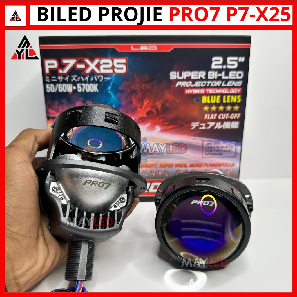 Jual BILED Viral PRO7 P.7X-25 / P7X25 PROYEKTOR BILED 2.5 Inch Pro ...