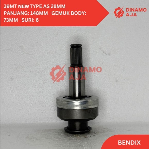 Jual Bendix Starter 39MT New Type As 28MM | Shopee Indonesia