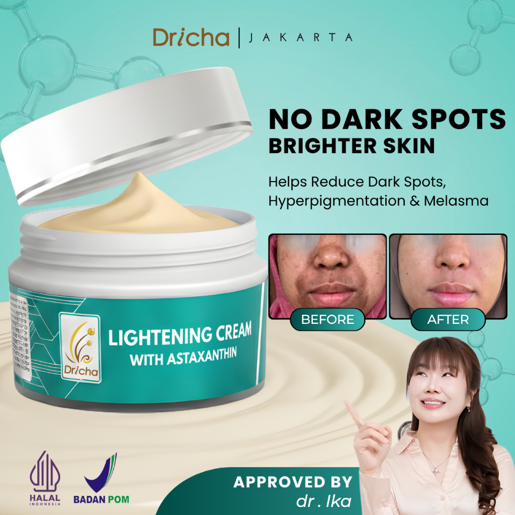 Jual {COD} DRICHA LIGHTENING CREAM (All Skin Type) | Shopee Indonesia