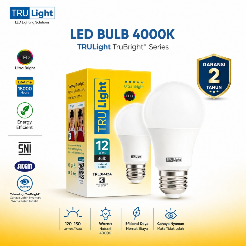 Jual Lampu 4000K Terlengkap & Harga Terbaru Agustus 2026 | Shopee Indonesia