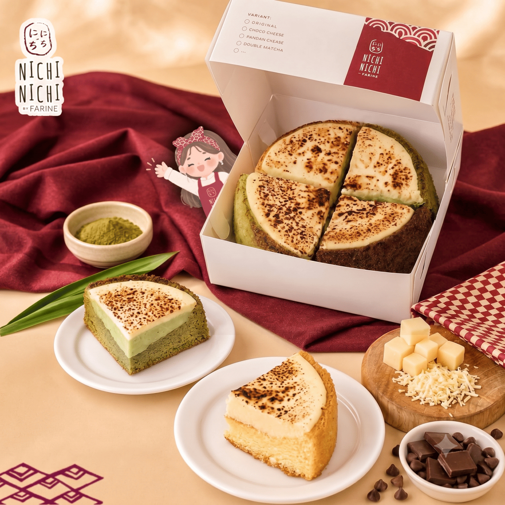 Jual BRULEE CAKE 4In1 4 Rasa Cheese Matcha Choco Pandan 1Box | Shopee ...