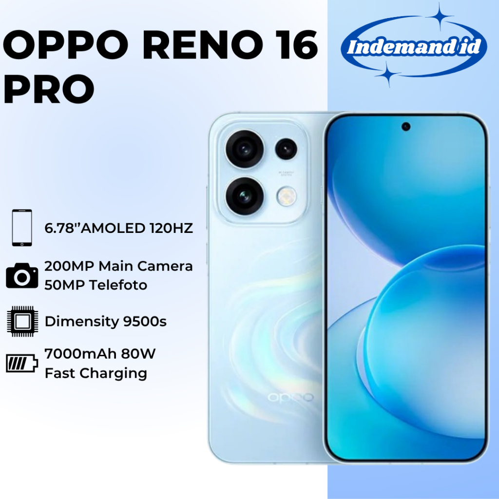 Jual Oppo Reno 16 Terlengkap & Harga Terbaru Juli 2026 | Shopee Indonesia