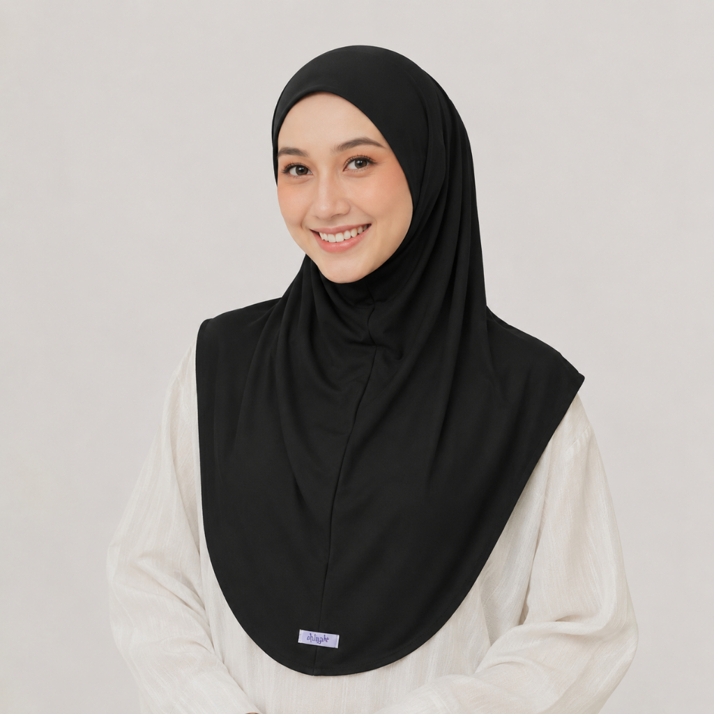 LIKEHIJAB - Jilbab Instan Zaida Hijab Hamidah Malay Jilbab bergo Non Pet Kerudung Bergo Jersey Daily / Hijab Gasyil