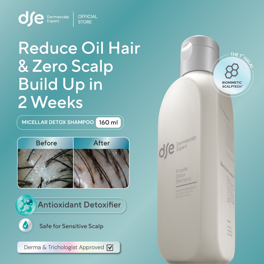 Jual DSE Dermascalp Expert Micellar Shampoo 160 ml | Shampoo Detox ...