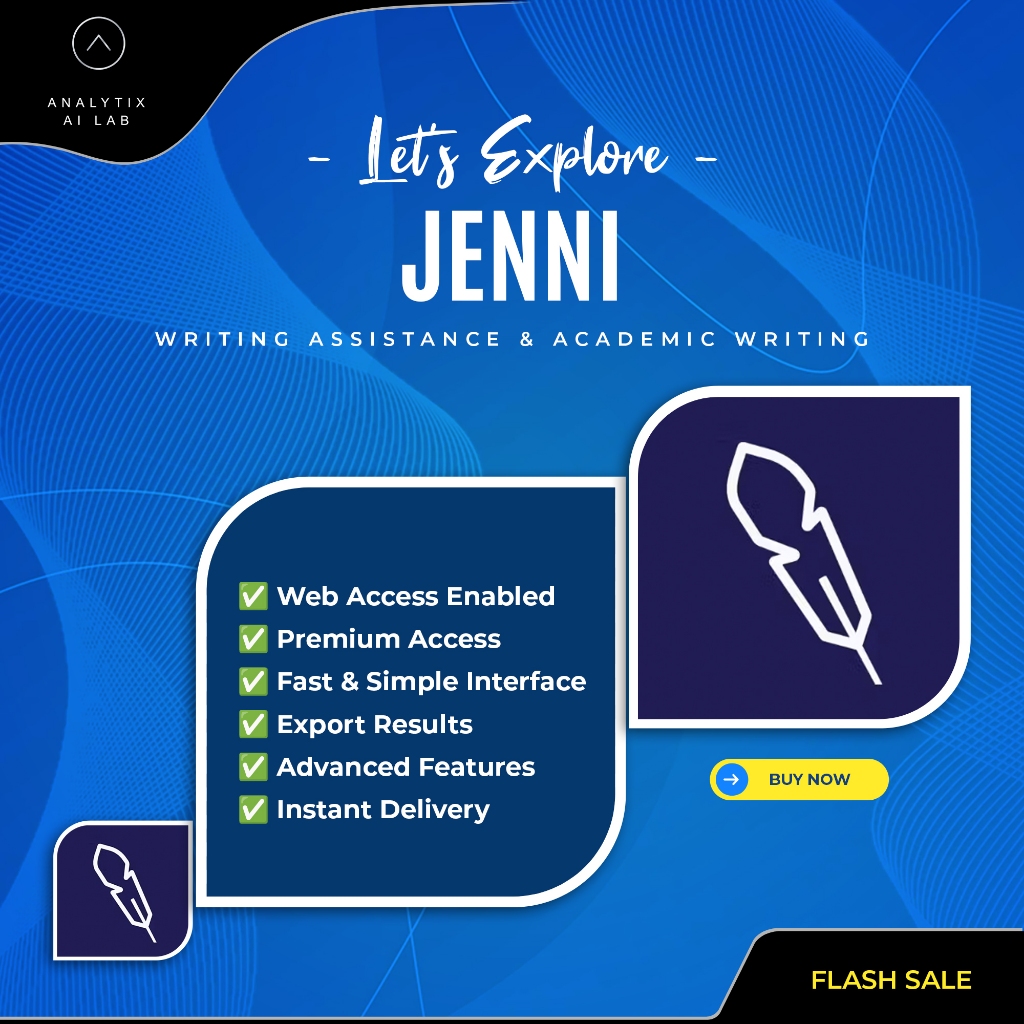 Jenni AI Unlimited Pro Account — Premium Access Aktif Cepat + Full Garansi