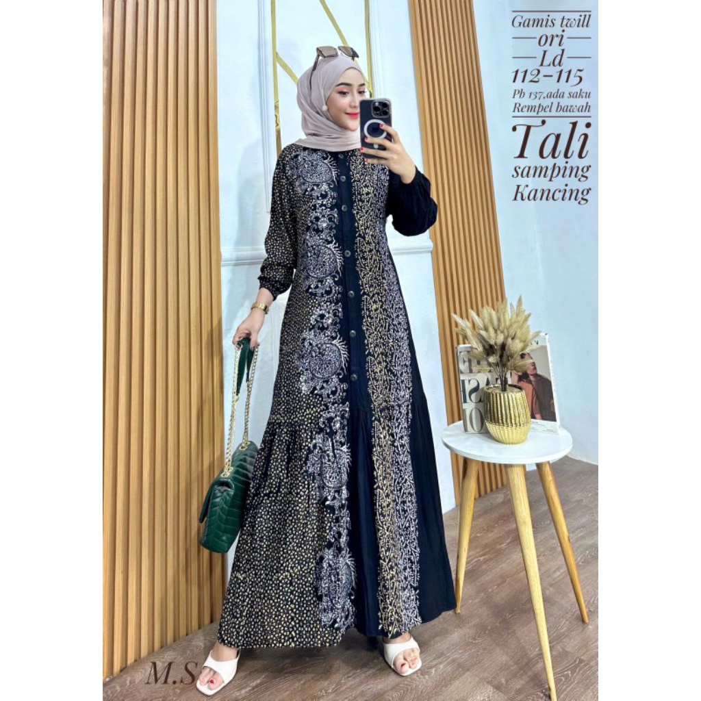 Gamis Twill Ori Gamis Twill Pekalongan Gamis 7