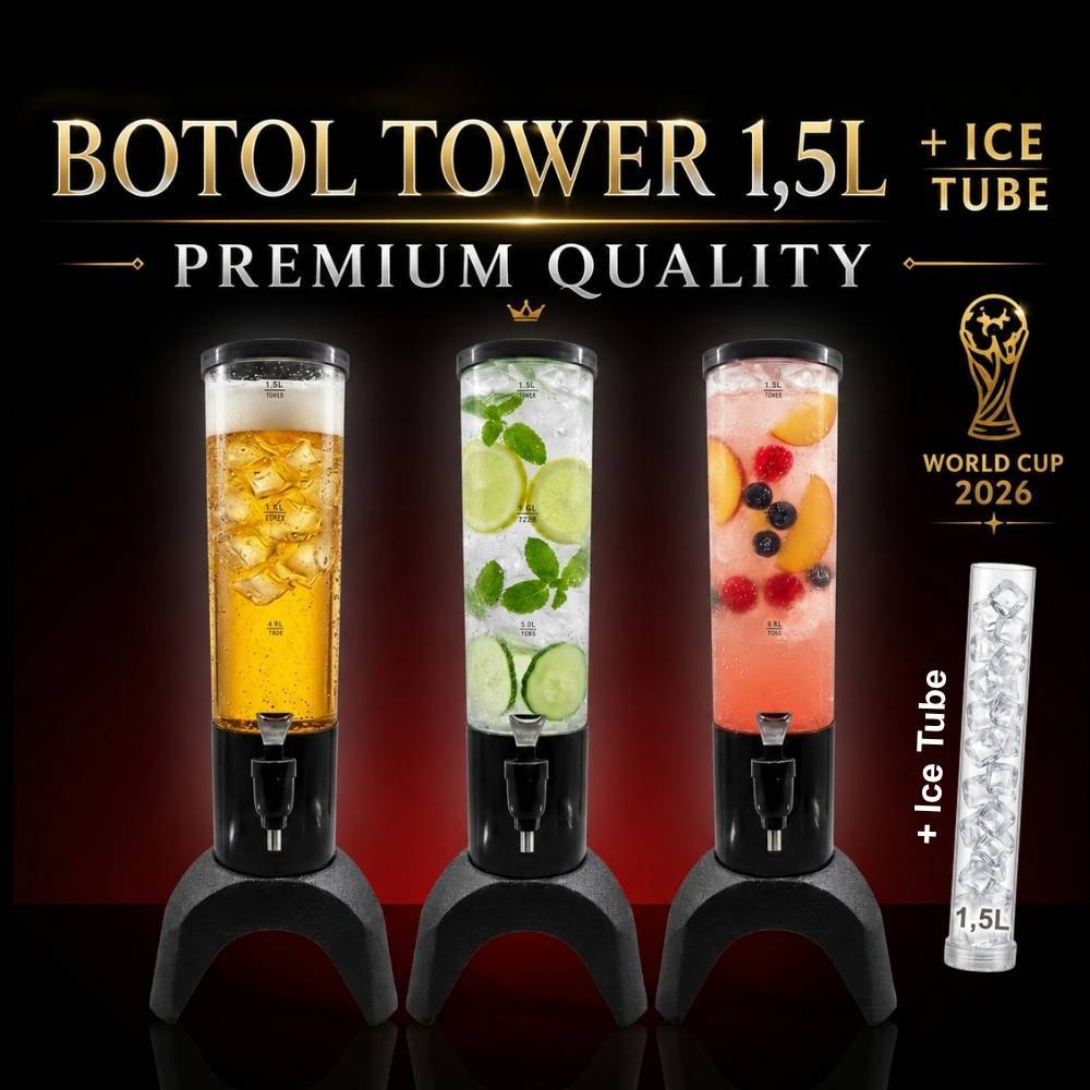 Jual BERGARANSI Botol Tower Dispenser 1,5L Ice Cube Premium Quality ...