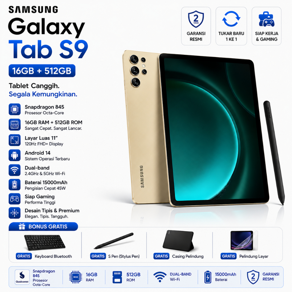 Jual Galaxy Tab S9+ Terlengkap & Harga Terbaru Juli 2026 | Shopee Indonesia